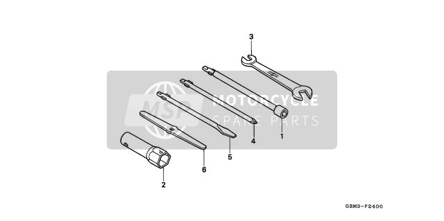 89216357000, Pijpsleutel (P21), Honda, 1